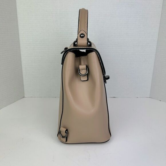 Luana Ferracuti Backpack Purse Convertible Straps Top Handle Italian Leather Bag - Picture 6 of 12